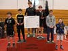 Winners in the 138-pound bracket at the 35th annual Capital City Classic Wrestling Tournament on Jan. 31.