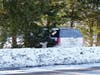 An SUV crashed into a snowbank and some trees around the intersection of Liberty and School streets in Concord on Feb. 9.