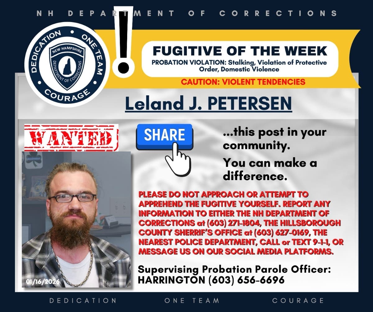 Leland J. Petersen is wanted on a probation violation. Have you seen him?