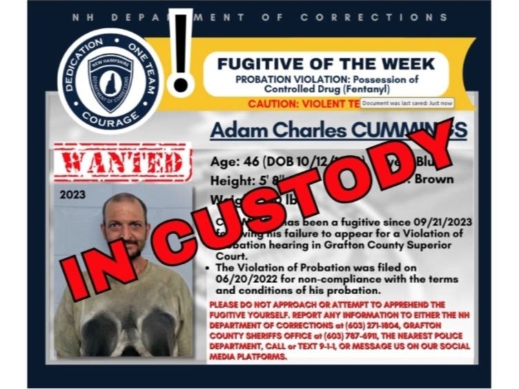 Fallon Reed Nh Doc Follow-Up: Felon Fugitives Found In New Hampshire, According To ...