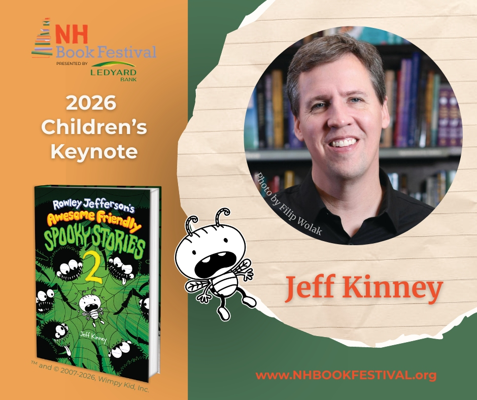 Jeff Kinney, the author of the wildly popular Diary of a Wimpy Kid series, which follows middle-schooler Greg Heffley through illustrated diary-style adventures, will be in Concord in October.