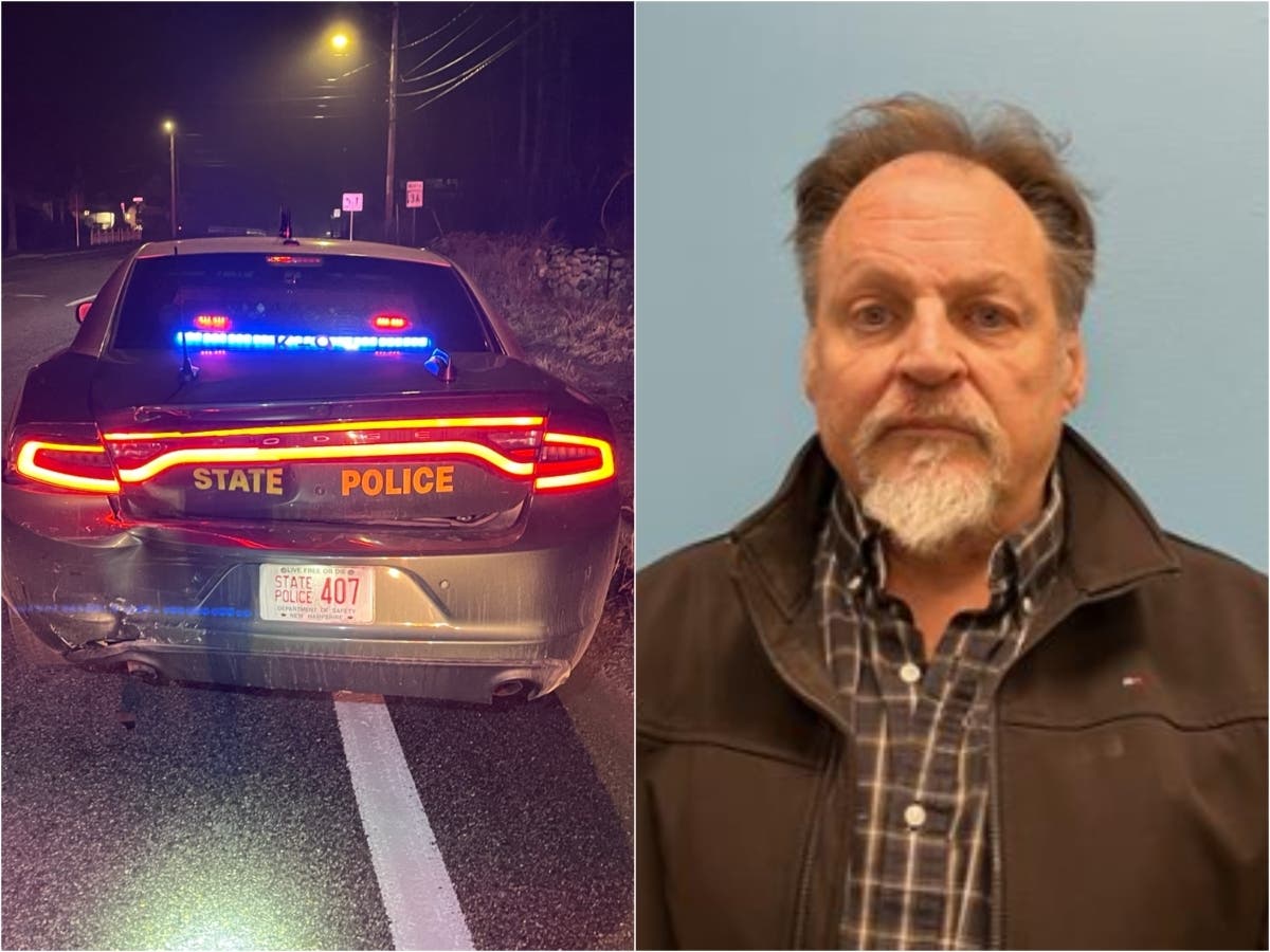 Richard Talbot was arrested on a DWI charge on March 31 after a crash on Interstate 93 in Concord.