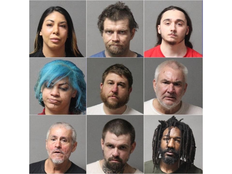 Nine people were arrested in March and April in Nashua on various charges. Names are below.