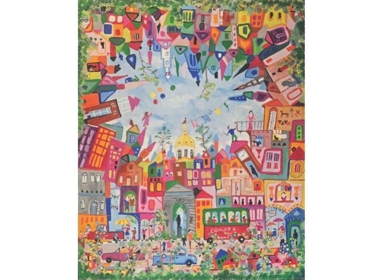 Winning Art created by Saad Hindal to be featured in the Market Days poster and marketing materials. 