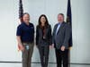 Gov. Kelley Ayotte with Pat Moody (CEO and President) and Andy McMillan (Chair of Cirtronics’ Board of Directors).