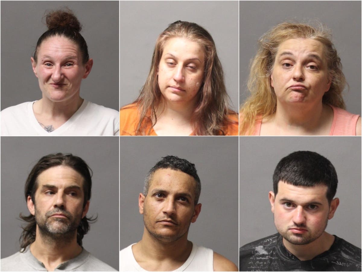 Upper row: Melissa Dimond, Carolyn Gallaher, Michelle Laroche. Lower row: Adam Larose, Ricardo Morales, and Ryan Rustein.