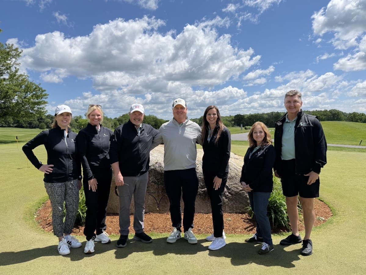 Pictured from left to right, all from Lowell Five Bank: Alison Kalman, Cheryl Popp, Kevin Kouble, Trevor Bloom, Kerianne Pereira, Jody Ronayne, and Jeff Marquis.