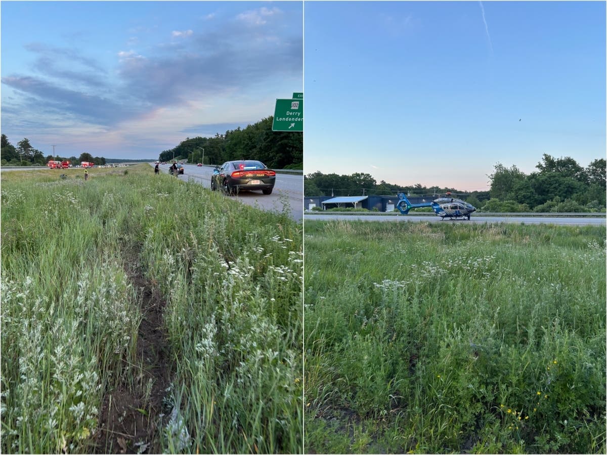 Massachusetts Motorcyclist Medflighted Out Of New Hampshire After Interstate 93 Crash In Londonderry