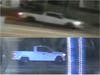 Concord police are asking for information concerning a “vehicle of interest,” a white pickup truck, caught on security cameras, seen fleeing from the area of the shooting around the same time on June 7.