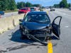 A 2009 Honda Accord, driven by Tyler Abrams, 26, of Derry, was traveling southbound through the Bedford Toll Plaza when it veered into the opposing northbound lanes and collided with a guardrail on July 9, state police said.