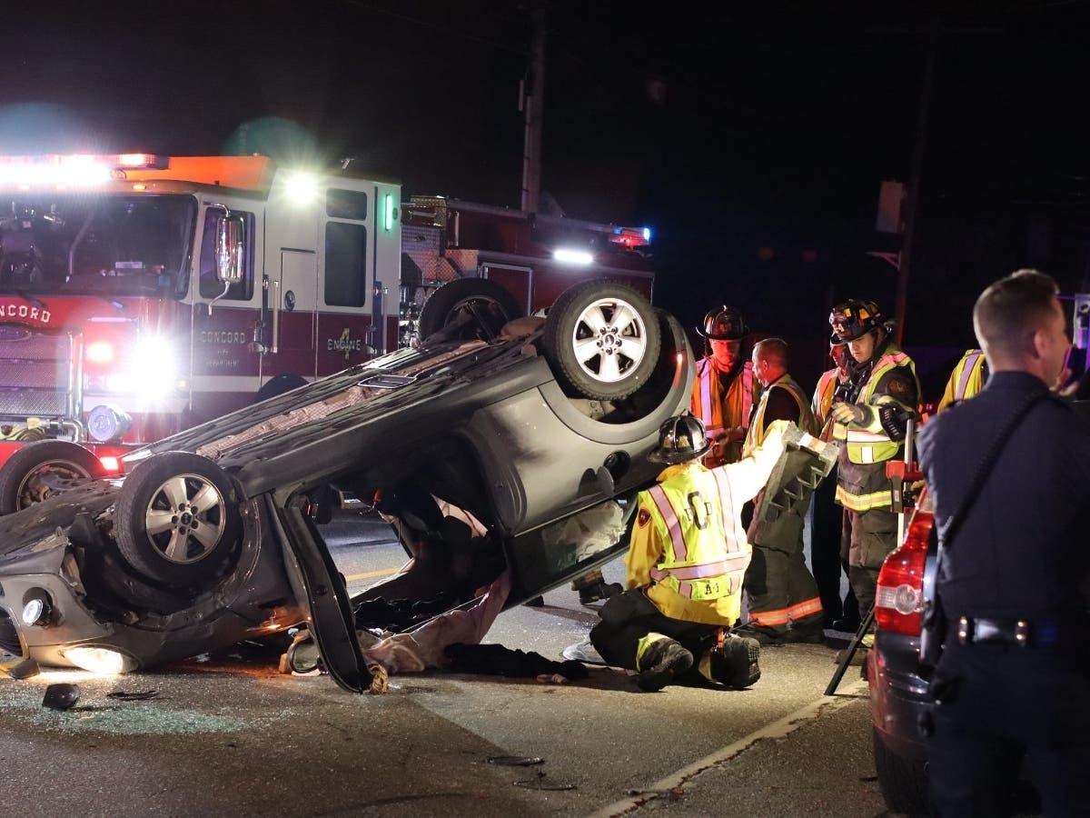 Woman Taken To Concord Hospital On A Trauma Alert After A Rollover ...