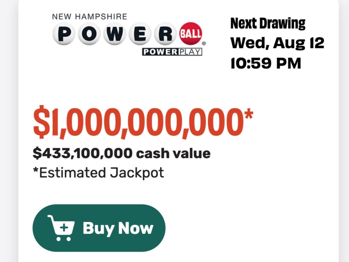 The lottery said the jackpot would rank as the eighth-largest Powerball jackpot in history.