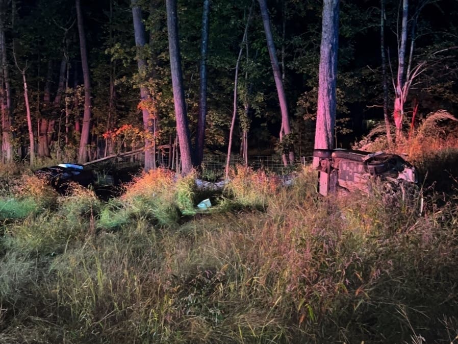 Four people were taken to the hospital with injuries on Sept. 13 after a crash on the Everett Turnpike in Merrimack.