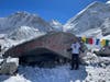 Jason Boschan at Mount Everest Base Camp on his way to completing the World’s Highest Marathon
