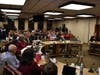 Alique Valeras, a Concord High School student who plays alto sax in the marching band and competes in track and field, speaks to the Concord City Council on Oct. 13.