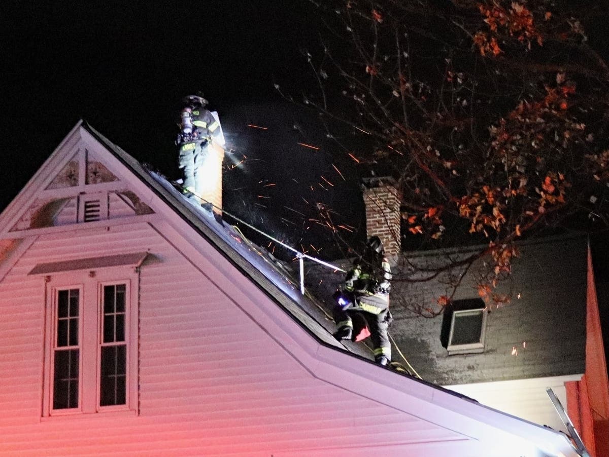 Concord Firefighters Extinguish Chimney Fire In The North End: Video