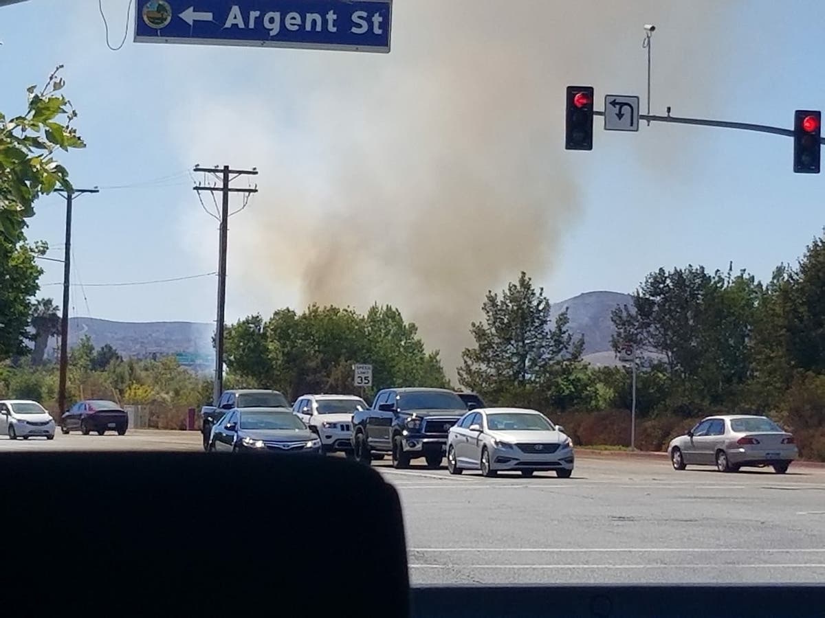 Brush Fire Prompts Evacuations, Road Closures In Santee | Santee, CA Patch