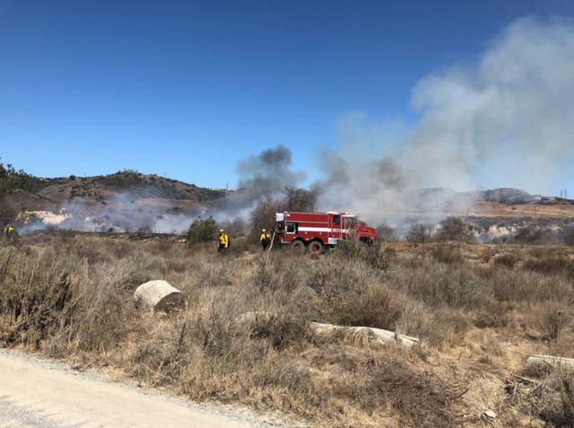 Brush Fire Breaks Out On Camp Pendleton | Oceanside, CA Patch