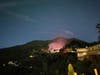 Fireworks sparked a brush fire Tuesday night in Mill Valley, police said Wednesday morning. 