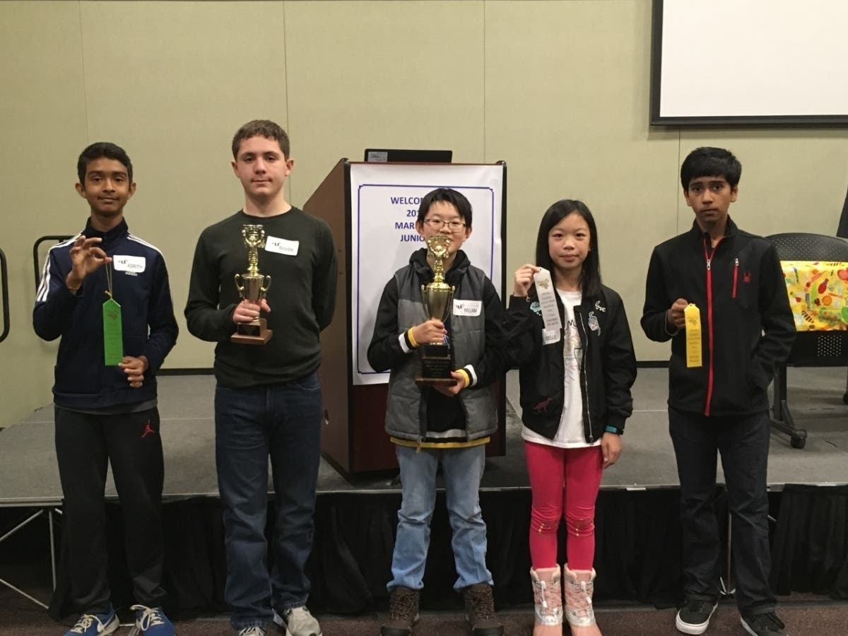 Thirteen students from seven Marin public and private schools participated in the championship.​