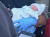 Police helped deliver a baby girl Monday morning in Oceanside. 