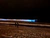 Bioluminescent waves spotted Wednesday night from Ocean Street, near Beach Terrace Inn, in Carlsbad. 