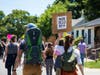 Protestors marched for racial justice Saturday in Mill Valley.