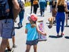 Protestors marched for racial justice Saturday in Mill Valley.