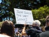 Protestors marched for racial justice Saturday in Mill Valley.