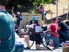 Protestors marched for racial justice Saturday in Mill Valley.