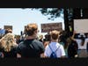 Protestors marched for racial justice Saturday in Mill Valley.