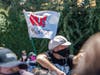 Protestors marched for racial justice Saturday in Mill Valley.