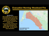 On Friday, the Marin County Sheriff's Office expanded the evacuation warning area for the fire.