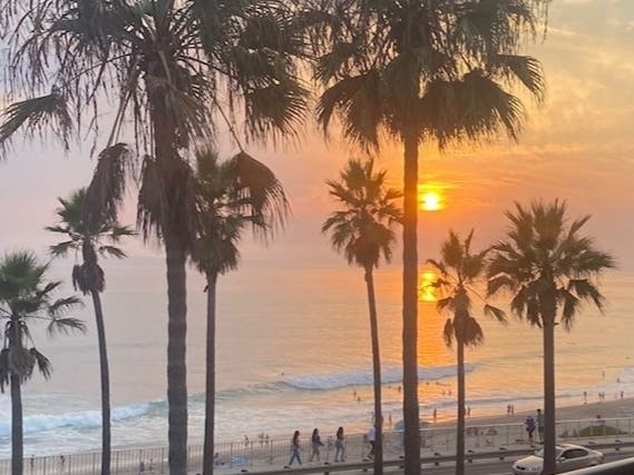 Sunset in Carlsbad, California 