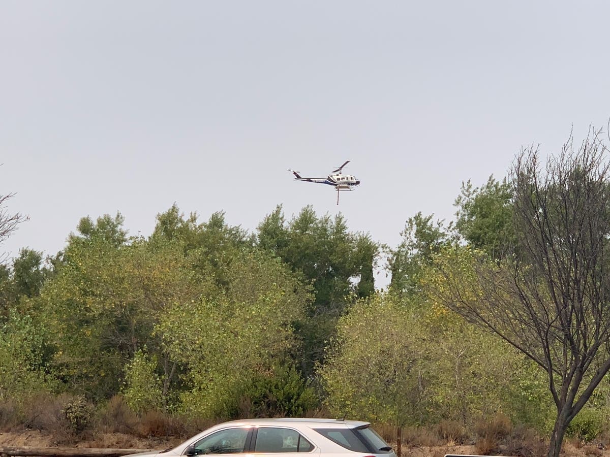 Brush Fire Prompts Evacuations, Road Closure In Santee | Santee, CA Patch