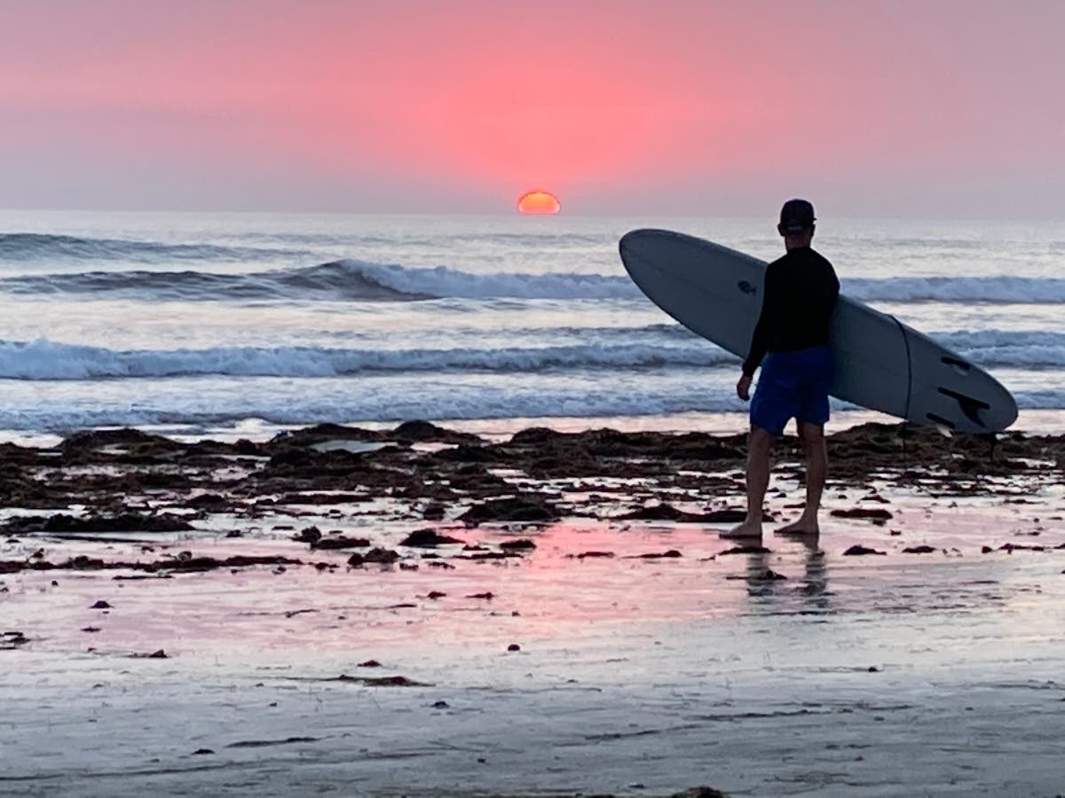 Cardiff State Beach in California