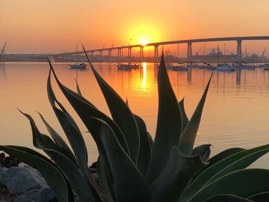 Sunrise in Coronado, California 