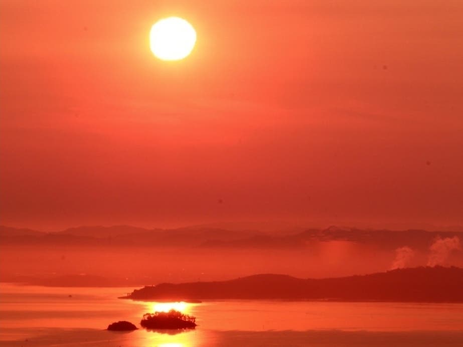 Sunrise from Bald Hill Preserve​ in Marin County, California.