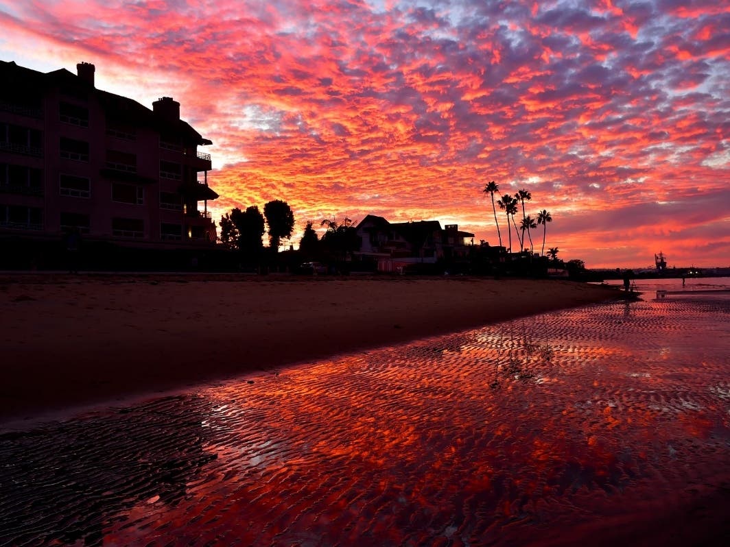 Sunset in San Diego, California 