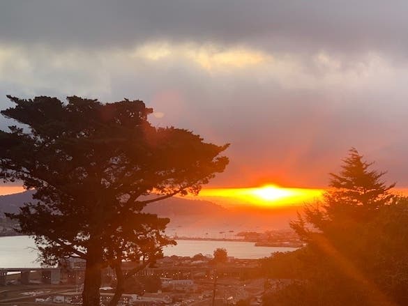 Sunrise in Mill Valley, California 