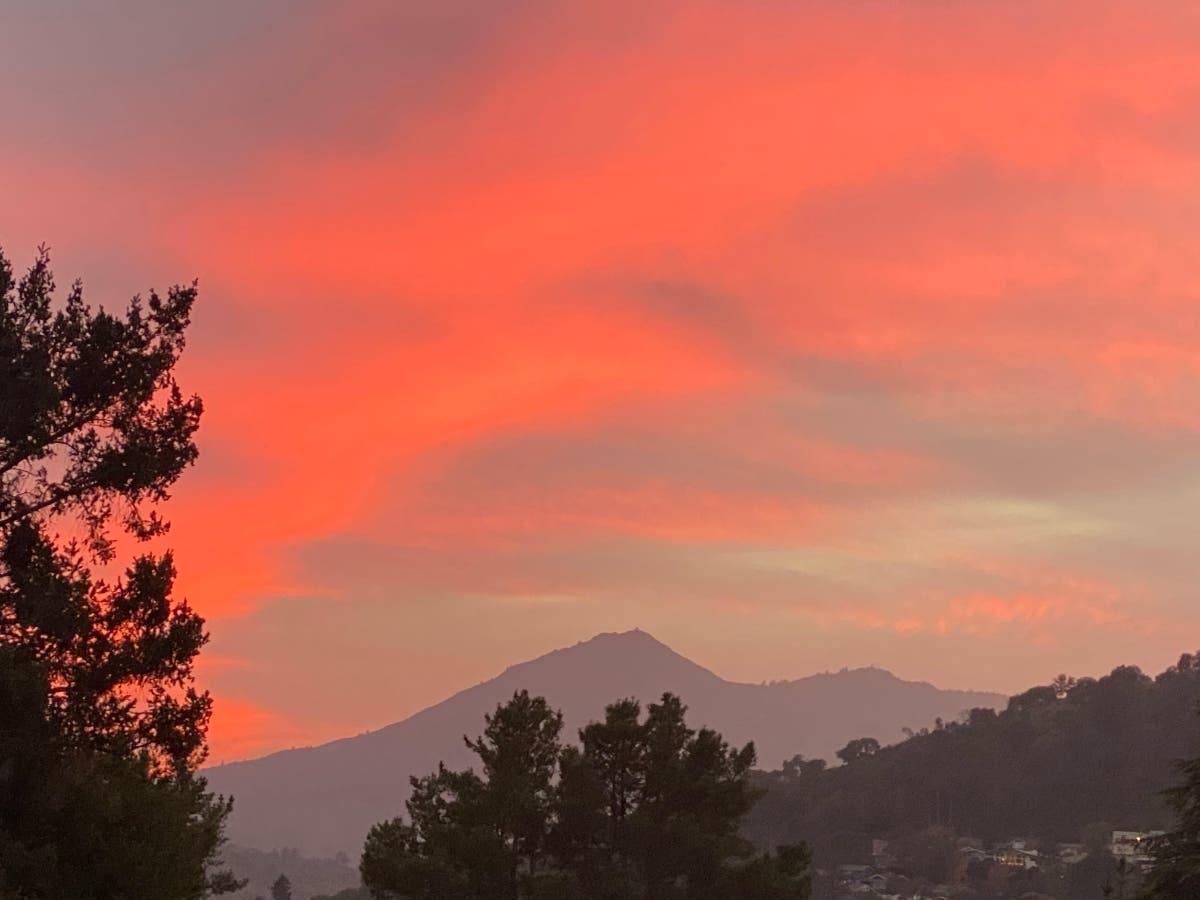 Sunset in Marin County, California 