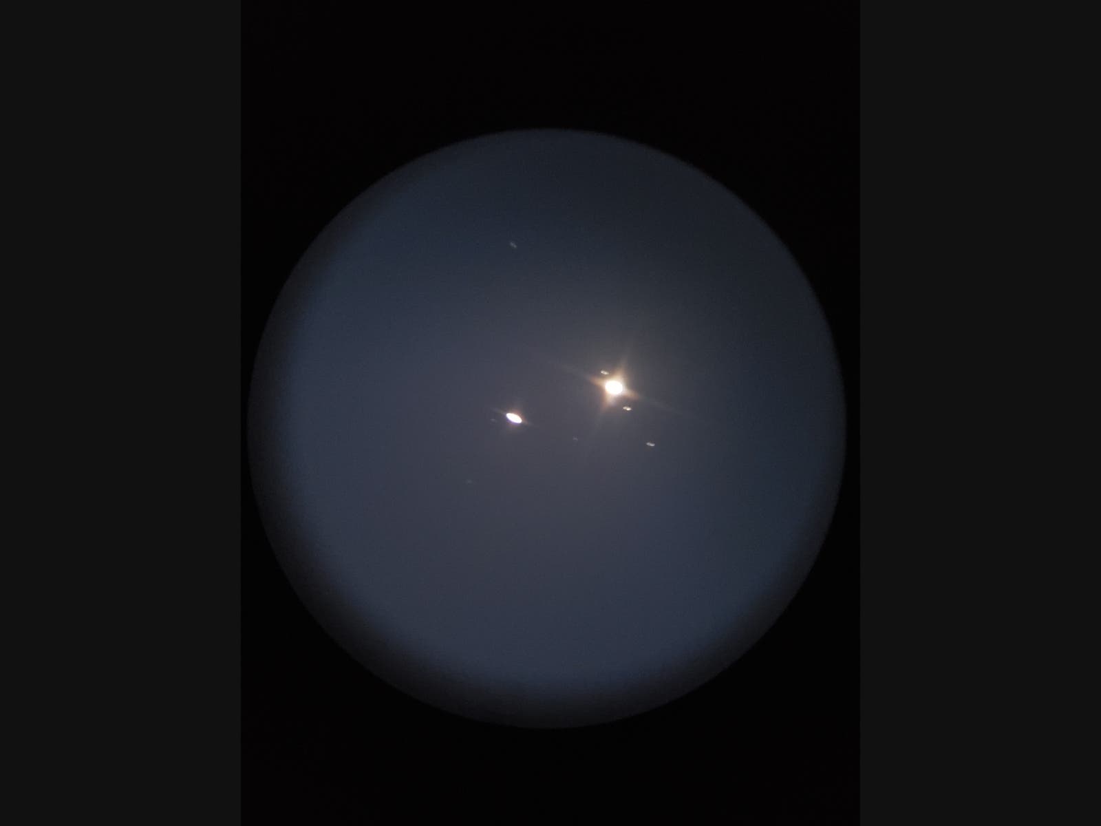 The "Christmas Star" over Santee, California