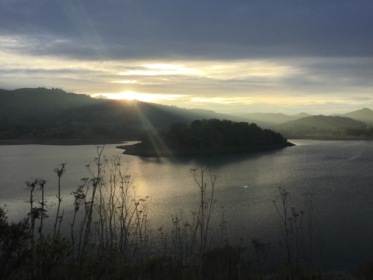 Stafford Lake in Marin County, California 