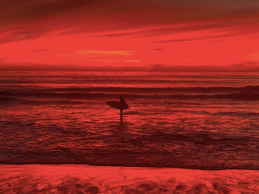 Sunset at South Carlsbad State Beach