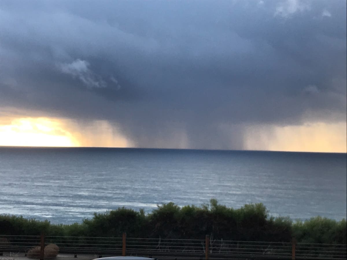 Clouds over San Elijo State Beach