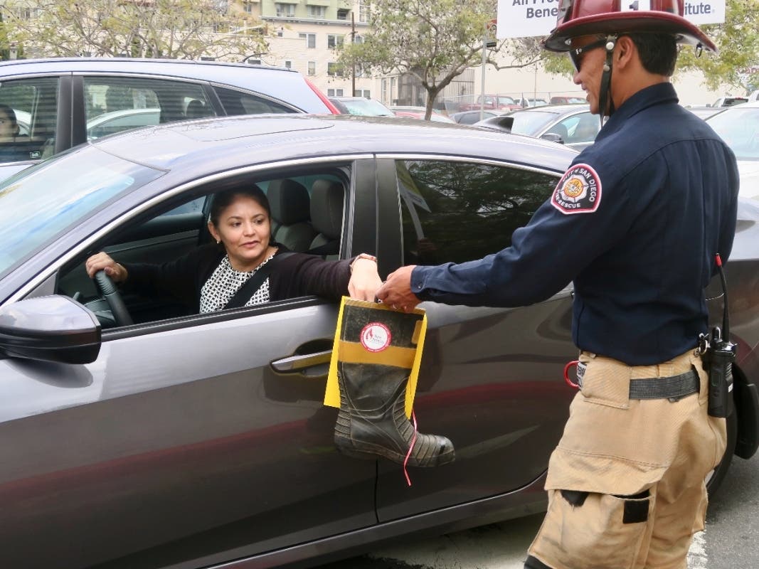 This year, firefighters from 30 departments will hit the streets with their boots to collect donations at major intersections throughout the region. 