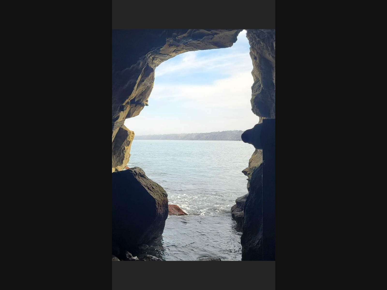 Sunny Jim's Sea Cave in La Jolla, California 