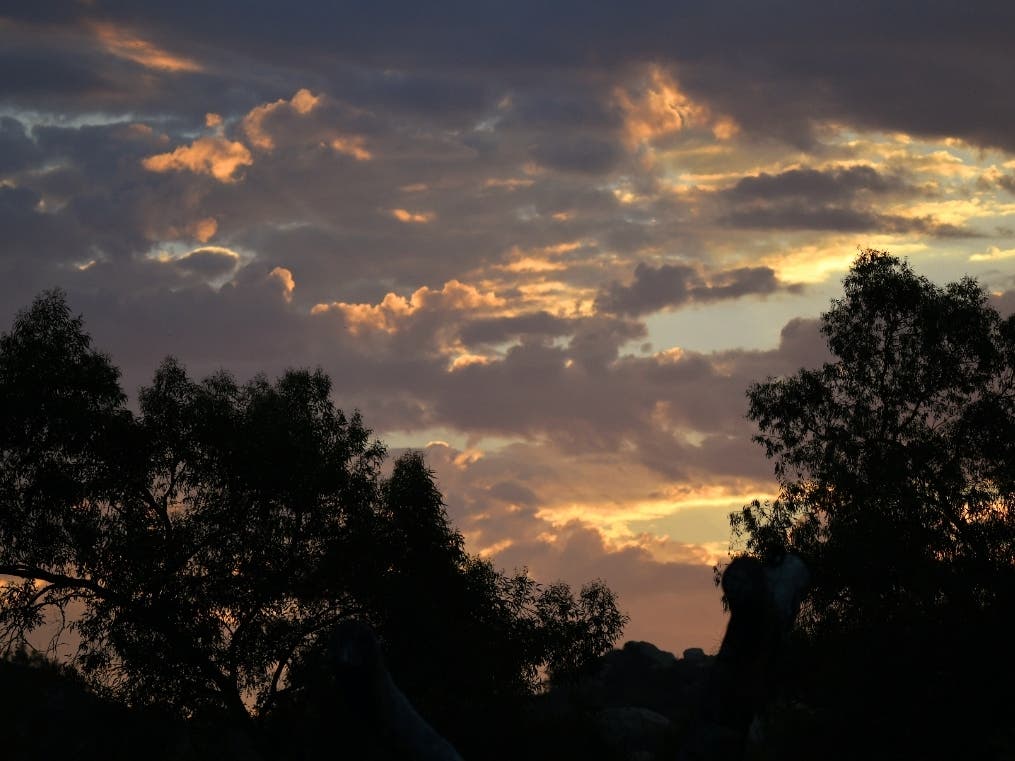 Sunrise in Ramona, California 