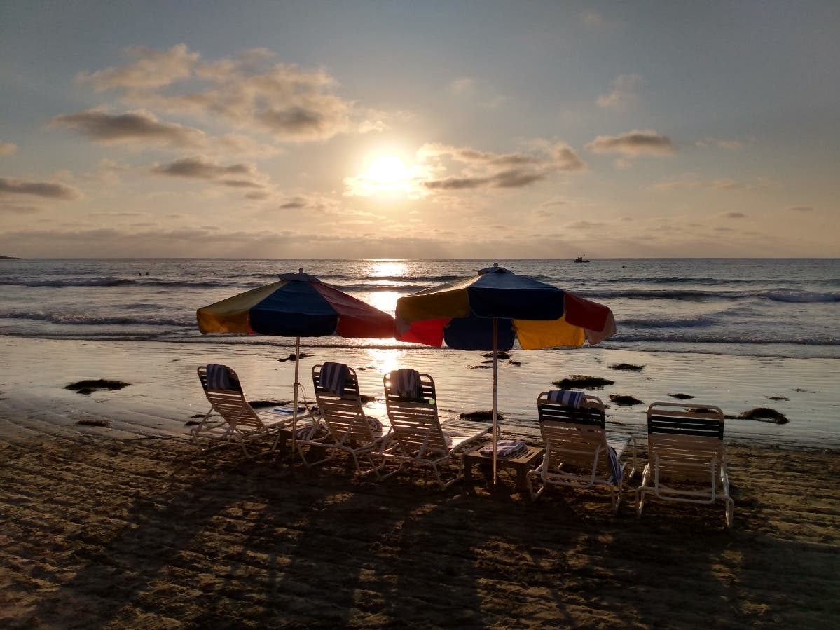 Sunset in La Jolla, California 