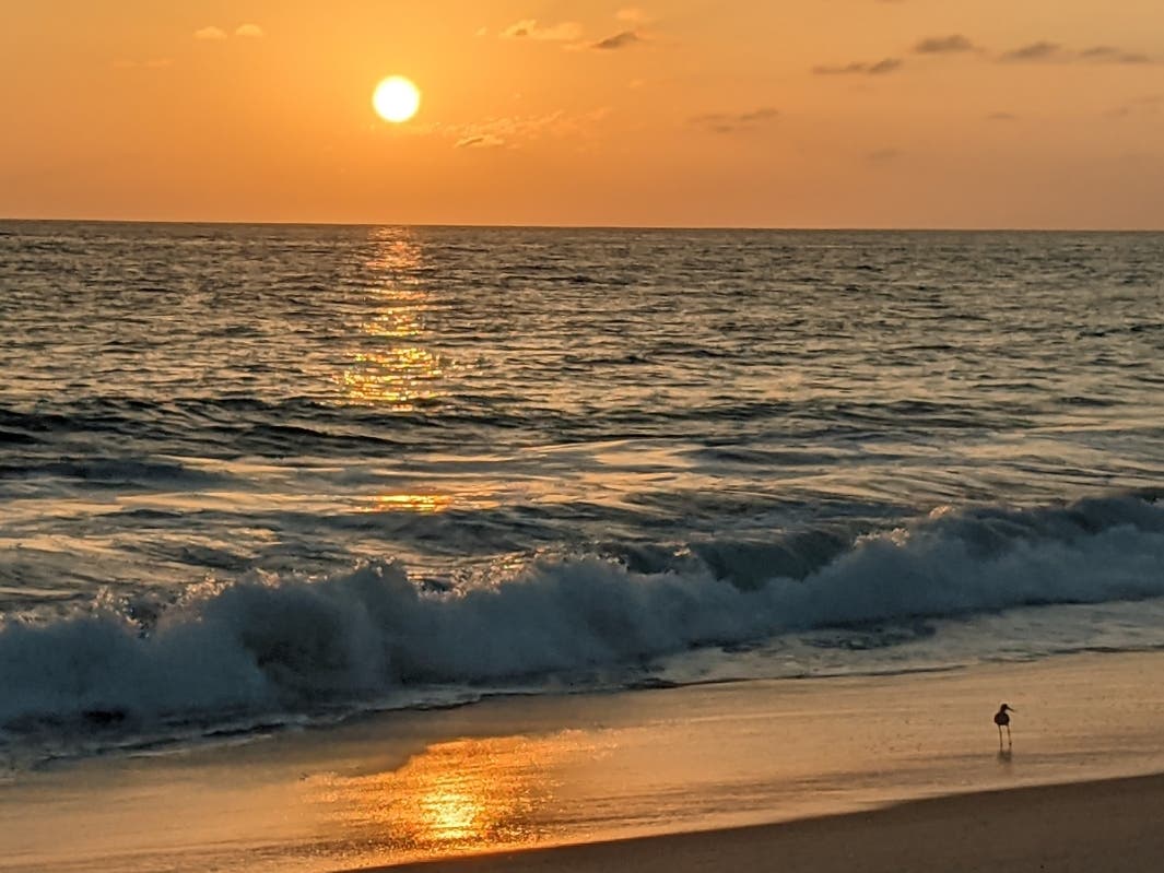 Sunset in Carlsbad, California.